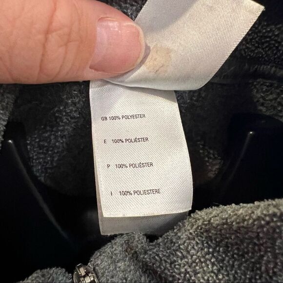 The North Face Women's Grey Quarter Zip Pullover Jacket Size Small Cozy Fleece - Picture 6 of 6